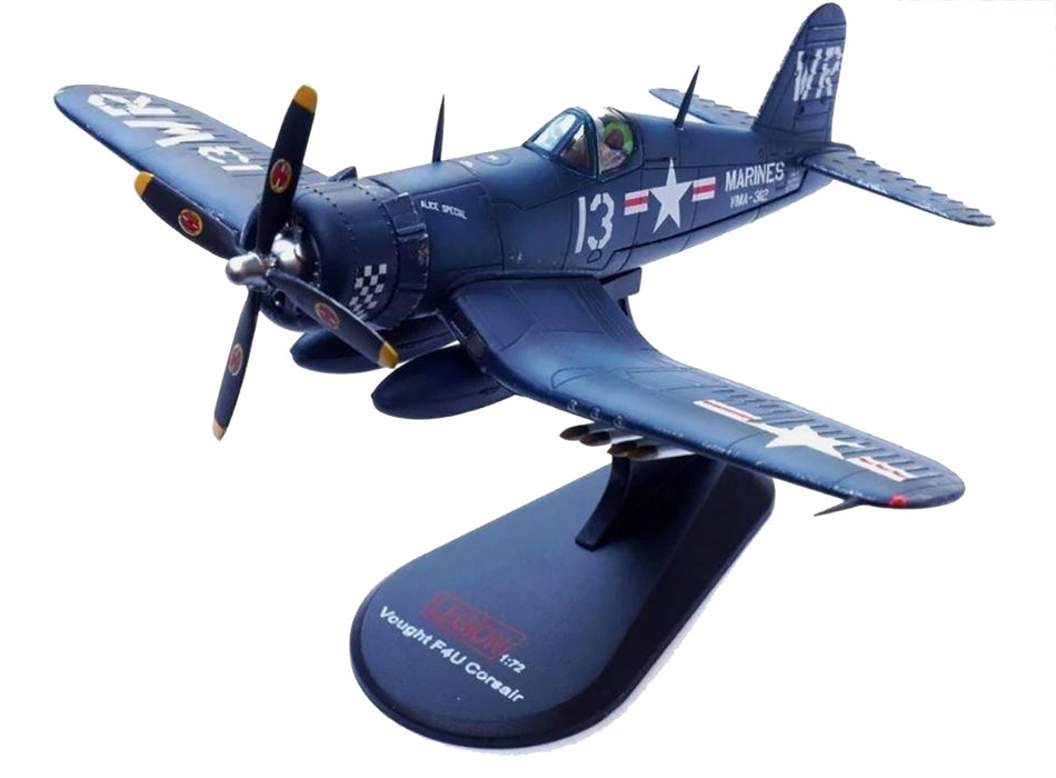 Panzerkampf F4U-4 Corsair WR-14 VMF-312 Korea 1950 1/72 Diecast Model Aircraft - PAN14619LC