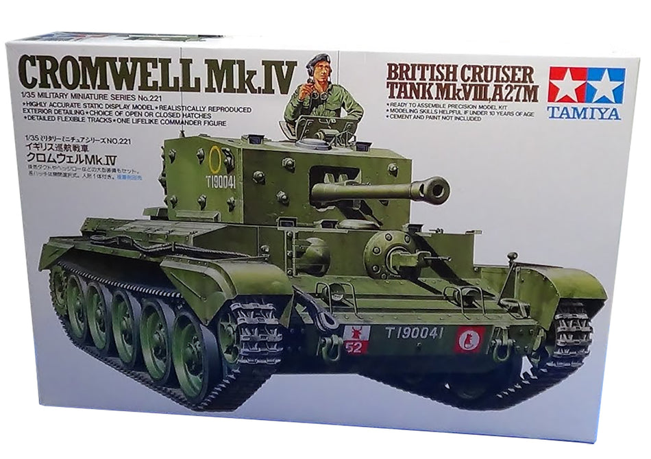 Tamiya 35221 British Cromwell Mk.IV Tank 1:35 Scale Plastic Kit