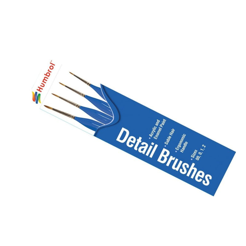 Detail Sable Brush Pack of 4