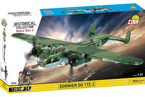 Cobi Dornier Do 17Z-2 1:32 Scale Brick Kit Aircraft Model - 1383 Pieces (5754)