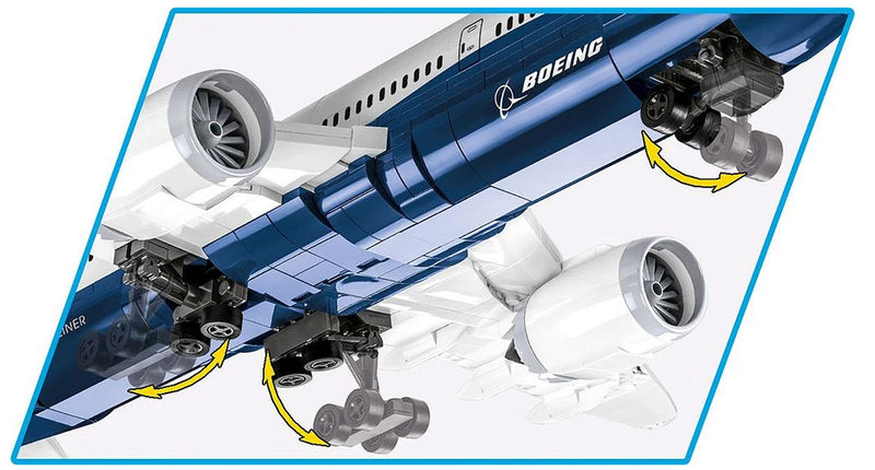 Cobi Boeing 787 Dreamliner 1:110 Scale Aircraft Brick Kit - 836 Pieces (26603)