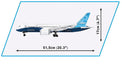 Cobi Boeing 787 Dreamliner 1:110 Scale Aircraft Brick Kit - 836 Pieces (26603)
