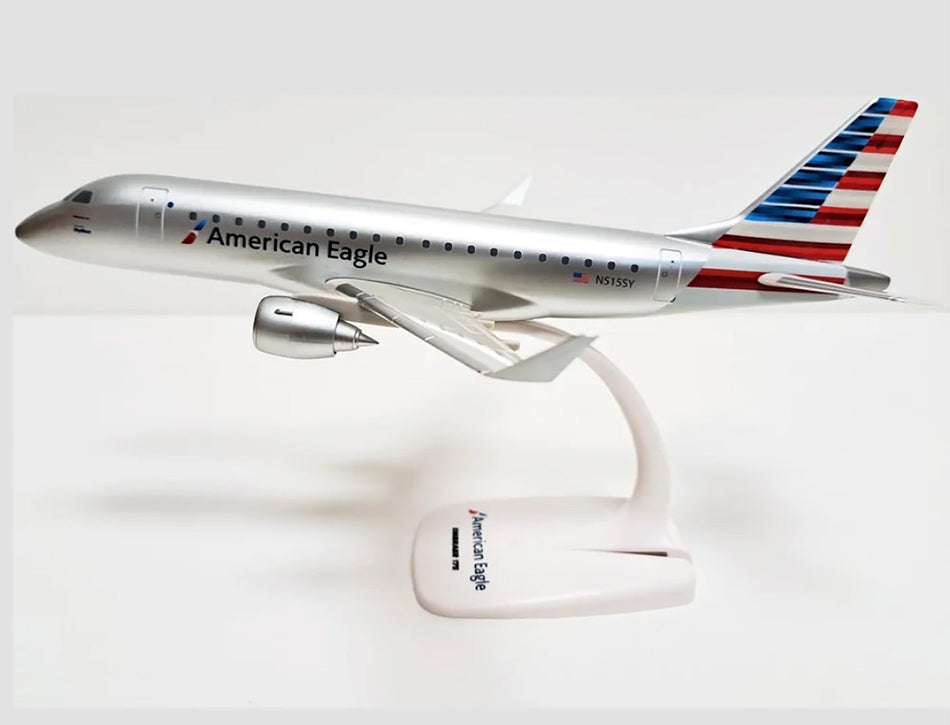 PPC American Airlines Embraer E175 1:100 Plastic Model Aircraft - PP-225179