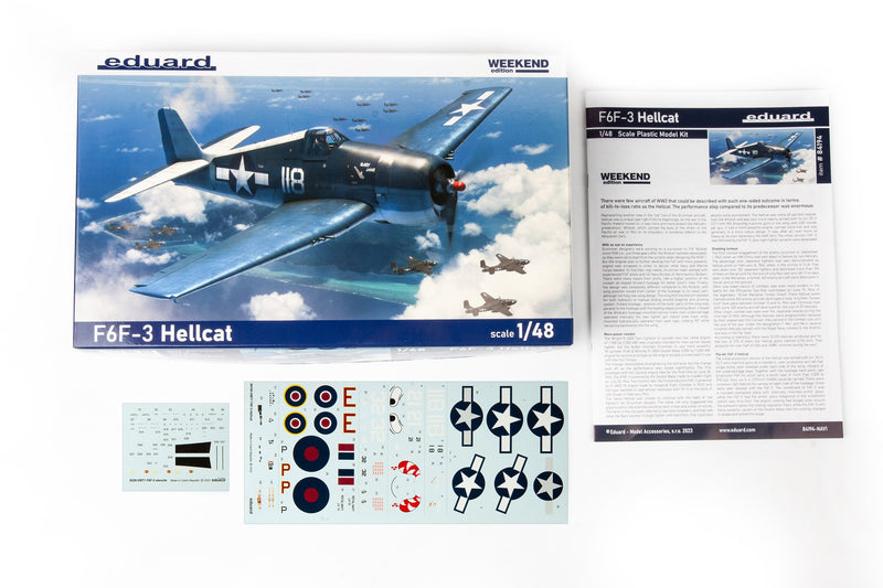 Eduard F6F-3 Hellcat Weekend Edition 1:48 Plastic Kit