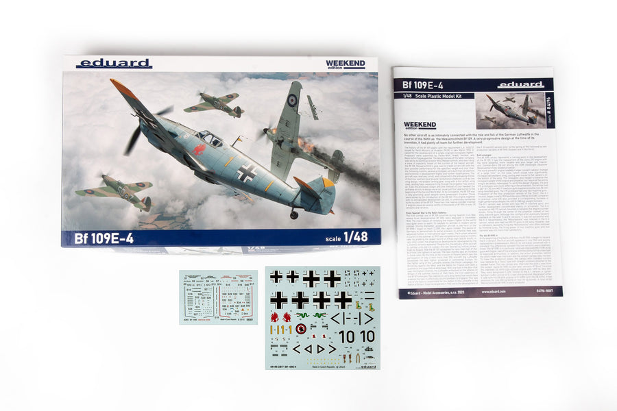 Eduard Bf-109E-4 Weekend Edition 1:48 Messerschmitt Plastic Model Aircraft Kit