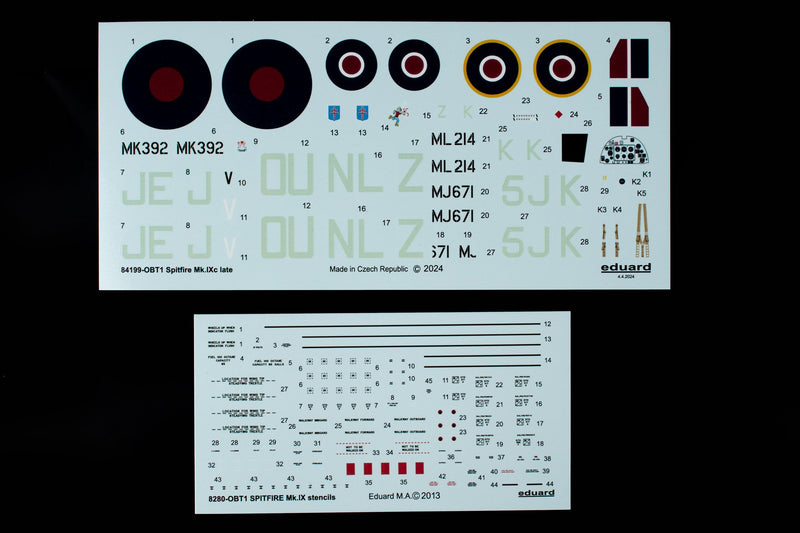 Eduard Spitfire Mk.IXc Late Weekend Edition 1:48 Plastic Kit