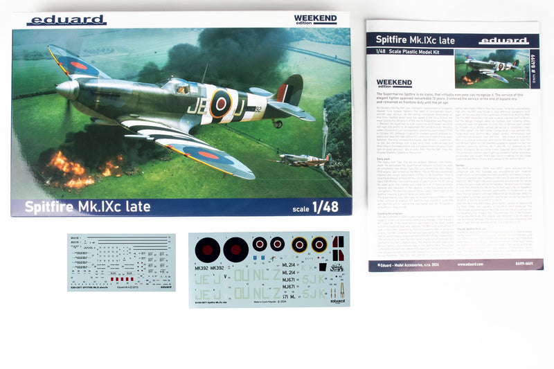 Eduard Spitfire Mk.IXc Late Weekend Edition 1:48 Plastic Kit