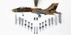 F-14A Tomcat US Navy VF-126 Bandits NFWS 33 1996 NAS Miramar CA Diecast - 1/72 - CEN001636