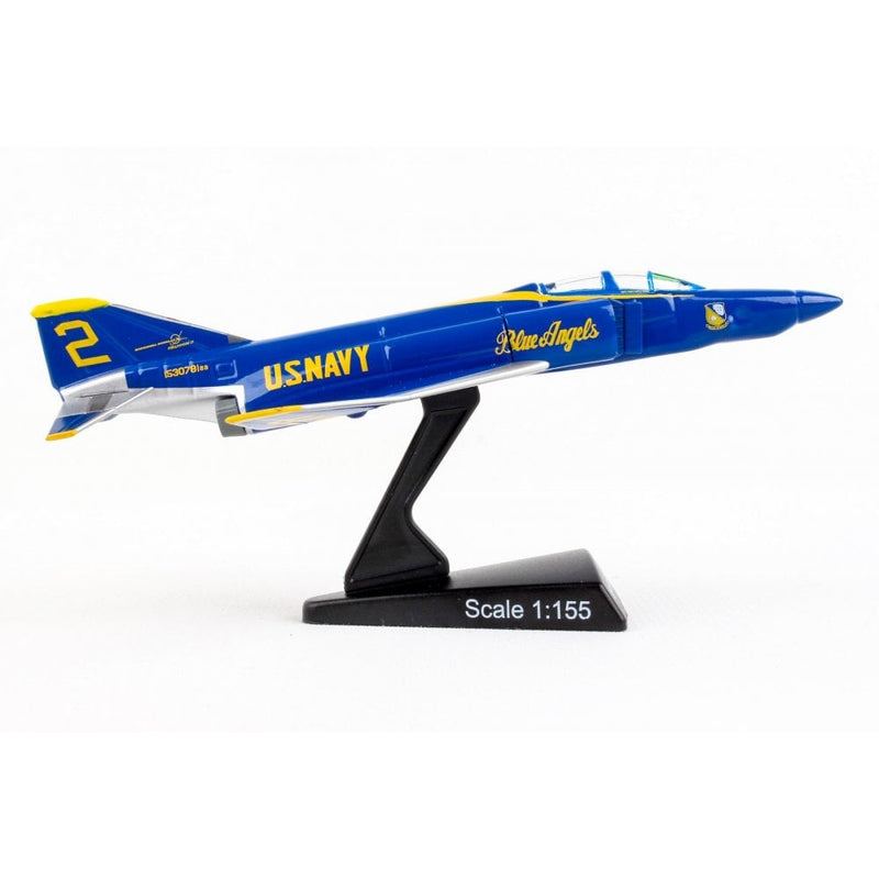 F-4 Phantom II Blue Angels Diecast Scale Model - 1/150 - PS5384-5