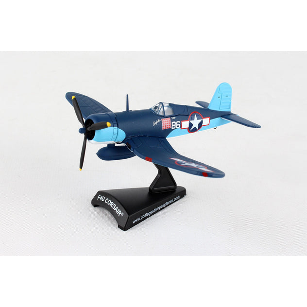 Postage Stamp F4U Corsair VMF-214 "Pappy" Boyington 1/100 Diecast Model Aircraft - PS5356-2