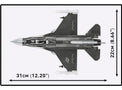 Cobi F-16D Fighting Falcon Brick Kit, Scale 1/48 Aircraft Model (5914)