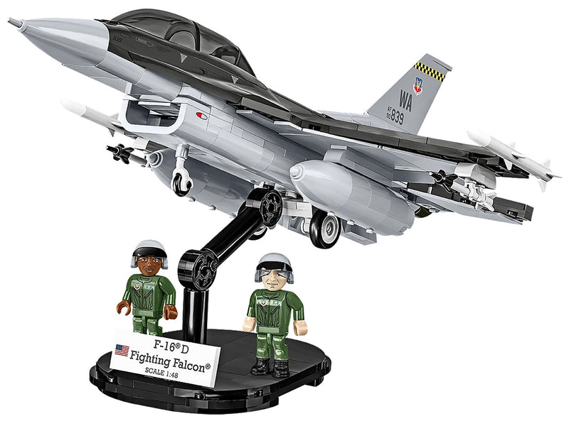 Cobi F-16D Fighting Falcon Brick Kit, Scale 1/48 Aircraft Model (5914)