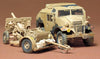 Tamiya British 25pdr Field Gun & Quad Gun Tractor 1:35 Plastic Kit 35044
