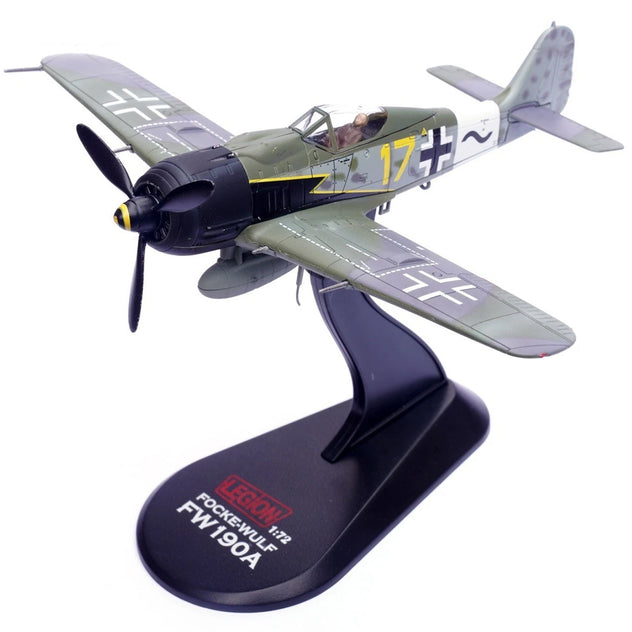 Panzerkampf Fw 190A R2 Yellow 17 JG 3 Barth 1944 1/72 Diecast Model Aircraft - PAN14620LD