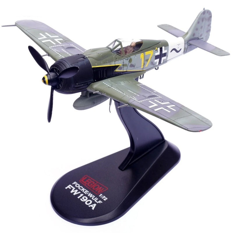 Panzerkampf Fw 190A R2 Yellow 17 JG 3 Barth 1944 1/72 Diecast Model Aircraft - PAN14620LD
