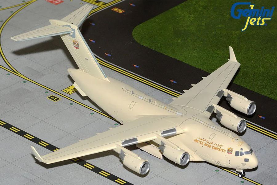 Gemini Jets United Arab Emirates Air Force C-17A Globemaster Diecast - 1/200 - G2UAF471