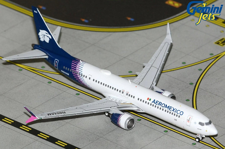 Gemini Jets Aeromexico Boeing 737 Max 9 N804AM 1/400 Diecast Model Aircraft - GJAMX2416