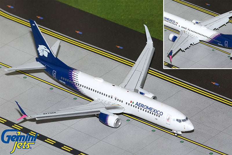 Gemini Jets Aeromexico Boeing 737-800S Flaps Down New Livery Diecast -N957AM - 1/200 - G2AMX1387F