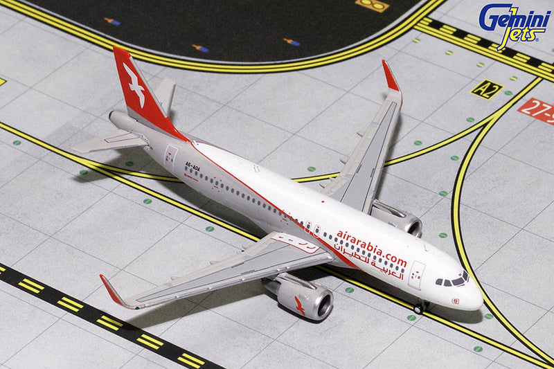 Gemini Jets Air Arabia Airbus A320-200S Diecast - A6-A0A - 1/400 - GJABY1436
