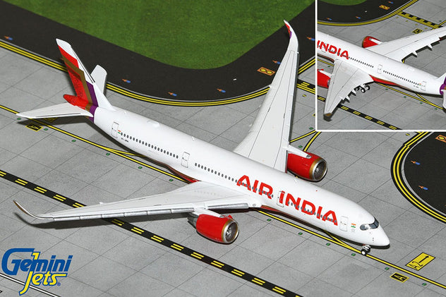 Gemini Jets Air India A350-900 Flaps Down 1:400 Diecast Model Aircraft - VT-JRH - GJAIC2254F