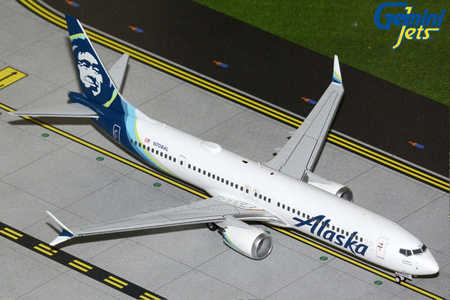 Gemini Jets Alaska Airlines Boeing 737-8 Max N708AL 1:200 Diecast Model Aircraft - G2ASA1489
