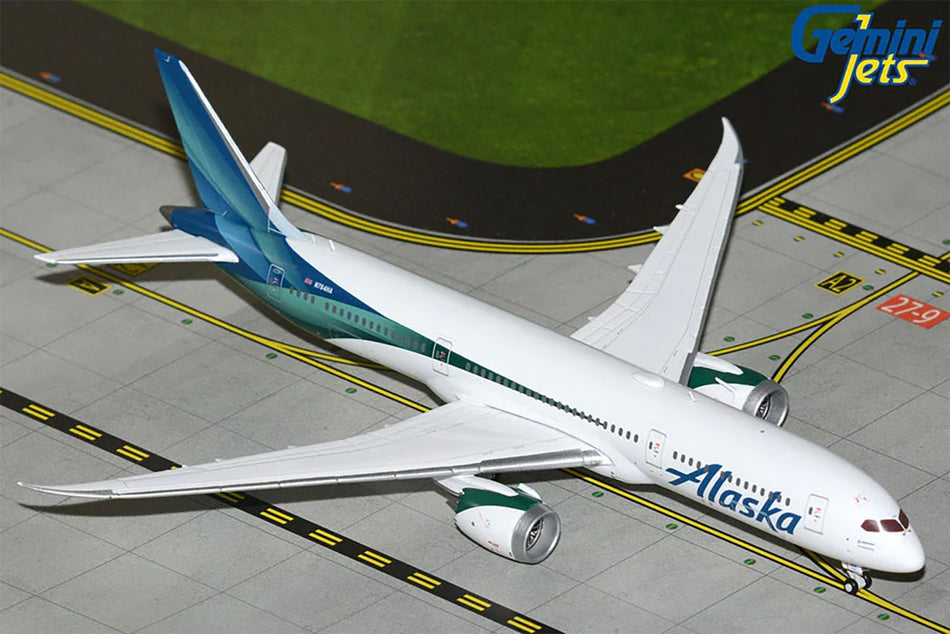 Gemini Jets Alaska Airlines Boeing 787-9 Diecast - N784HA - 1/400 - GJASA2400 - GJASA2400