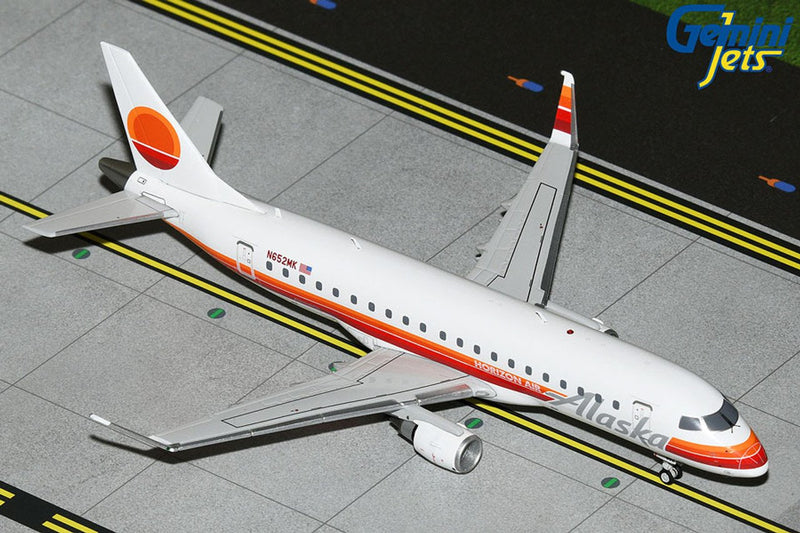 Gemini Jets Alaska Airlines E175 Horizon Air Retro Livery Diecast - N652MK - 1/200 - G2ASA1205