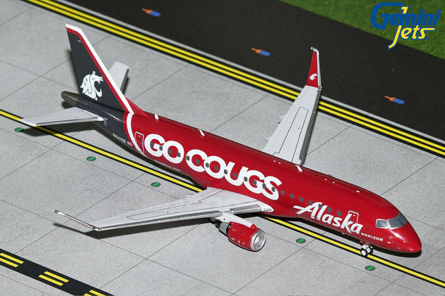 Gemini Jets Alaska Airlines E175LR "Go Cougs" 1:200 Diecast Model Aircraft - N661QX - G2ASA1286