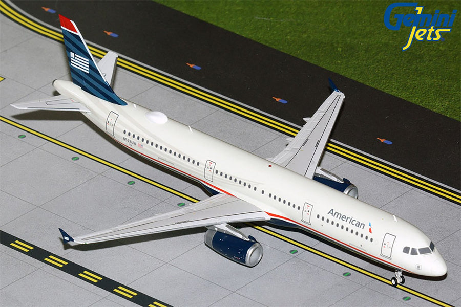 Gemini Jets American Airlines A321-200 US Airways Heritage 1:200 Diecast Model Aircraft N578UW