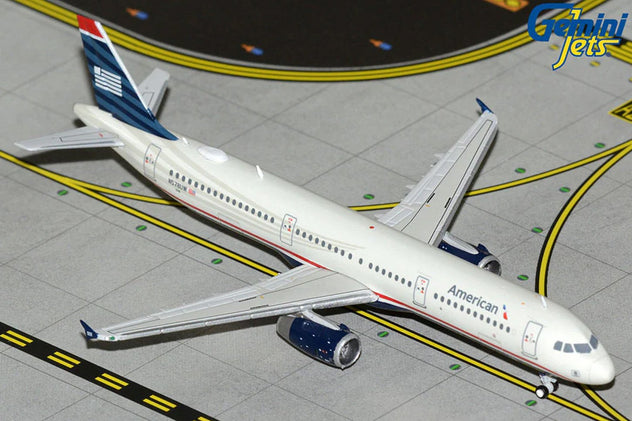 Gemini Jets American Airlines A321-200 US Airways Heritage 1:400 Diecast Aircraft - GJAAL2297
