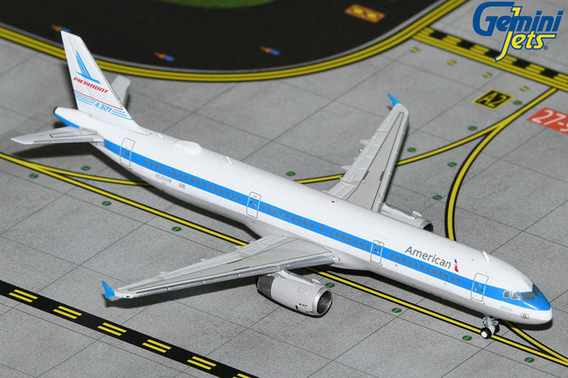 Gemini Jets American Airlines Airbus A321 Piedmont Livery Diecast - N581US - 1/400 - GJAAL2257