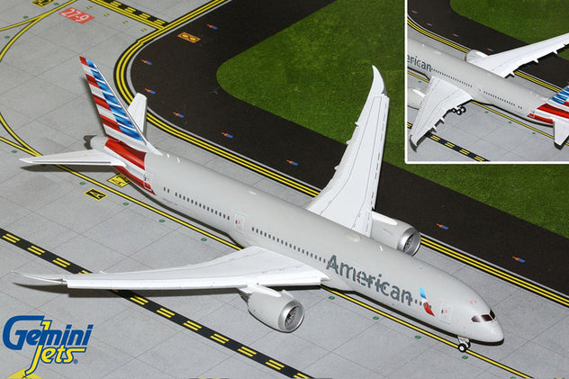 Gemini Jets American Airlines Boeing 787-9 1:200 Diecast Model Aircraft - G2AAL1411F