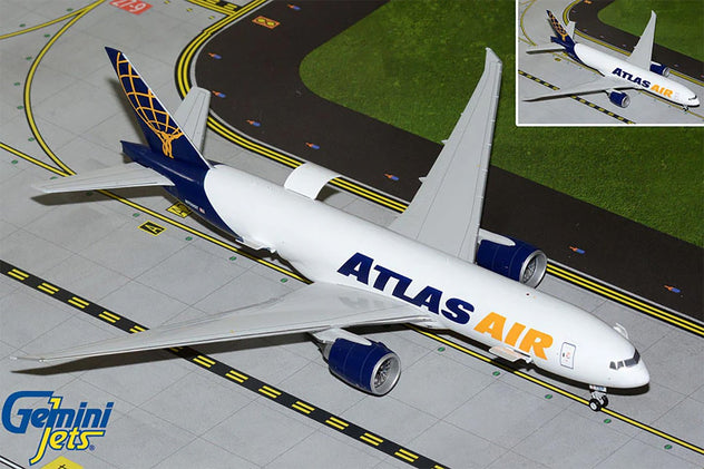 Gemini Jets Atlas Air Boeing 777-200LRF N703GT 1:200 Diecast Model Aircraft - G2GTI1381