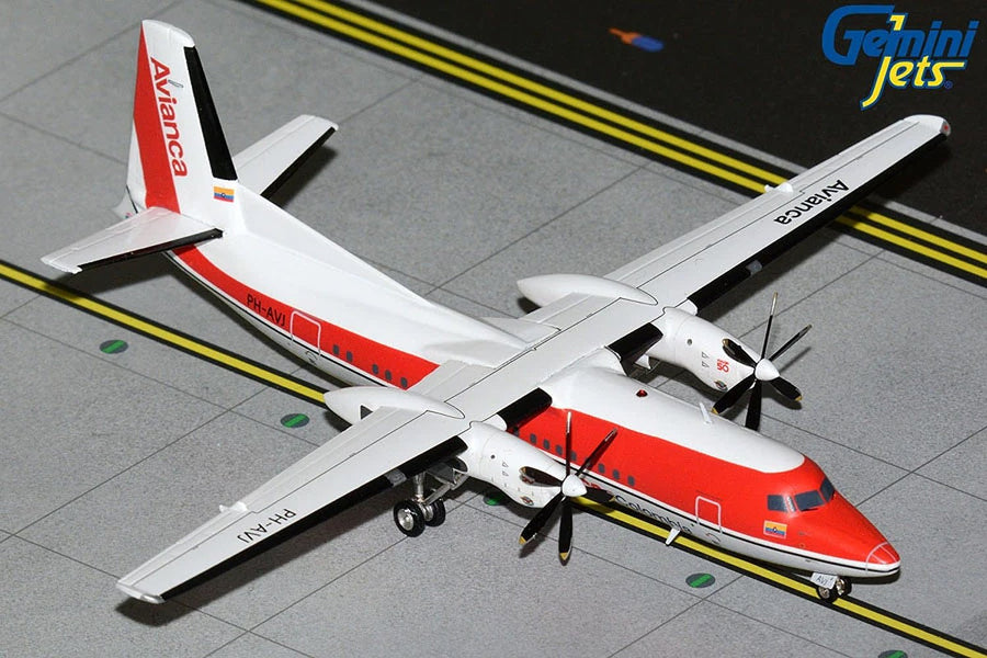 Gemini Jets Avianca Colombia Fokker 50 1:200 Diecast Model Aircraft - PH-AVJ - G2AVA1500