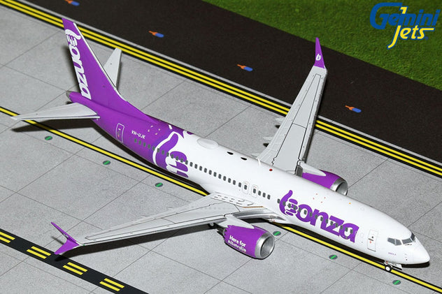 Gemini Jets Bonza Boeing 737 Max 8 VH-UJK 1:400 Diecast Model Aircraft - GJBNZ2202