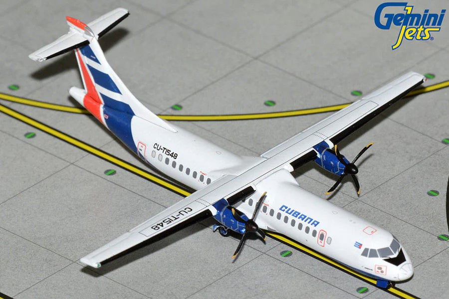 Gemini Jets Cubana ATR-72-200 1:400 Diecast Model Aircraft - GJCUB2222