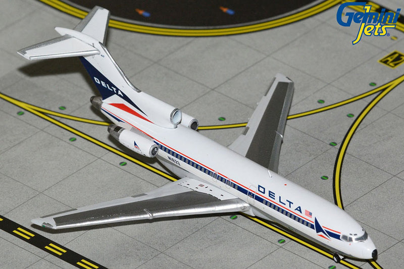 Gemini Jets Delta Airlines Boeing 727-100 Widget Polished Livery' Diecast - NN1633 - 1/400 - GJDAL2355