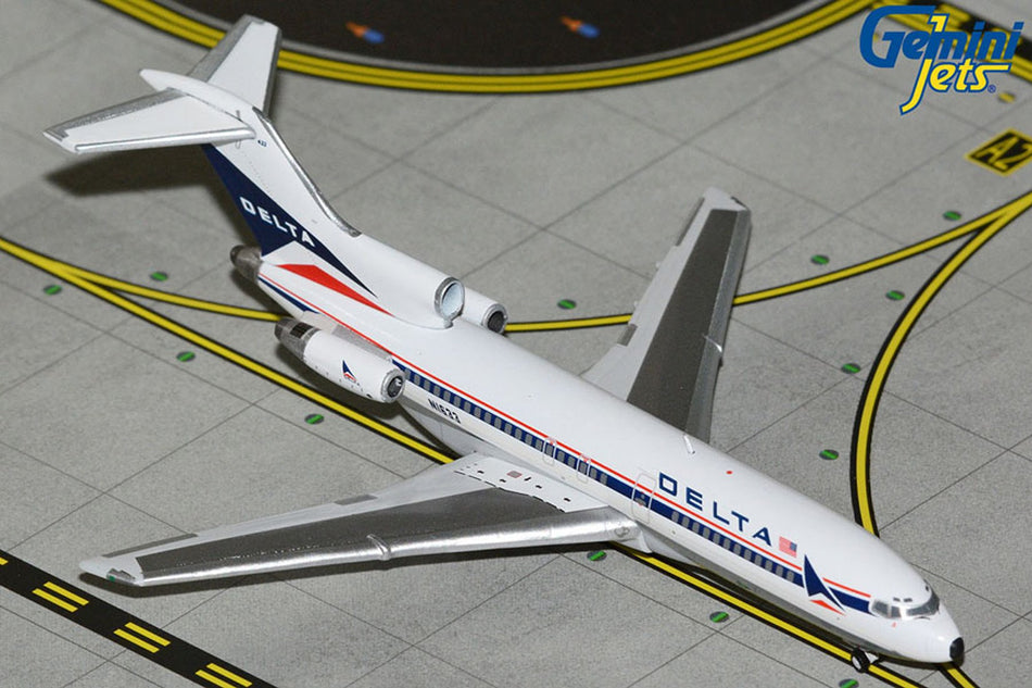 Gemini Jets Delta Airlines Boeing 727-100 Widget Polished Livery' Diecast - NN1633 - 1/400 - GJDAL2355