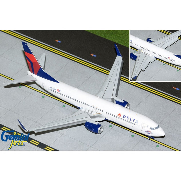 Gemini Jets Delta Boeing 737-800W Atlanta Braves 1/200 Diecast Model Aircraft - G2DAL1114F