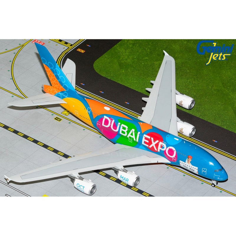 Gemini Jets Emirates Airbus A380 Dubai Expo Diecast - A6-EEW - 1/200 - G2UAE1150