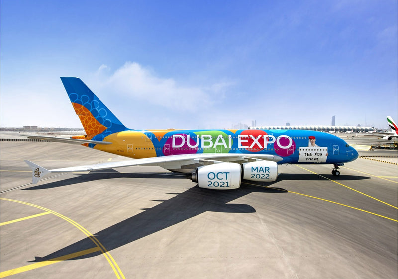 Gemini Jets Emirates Airbus A380 Dubai Expo Diecast - A6-EEW - 1/200 - G2UAE1150