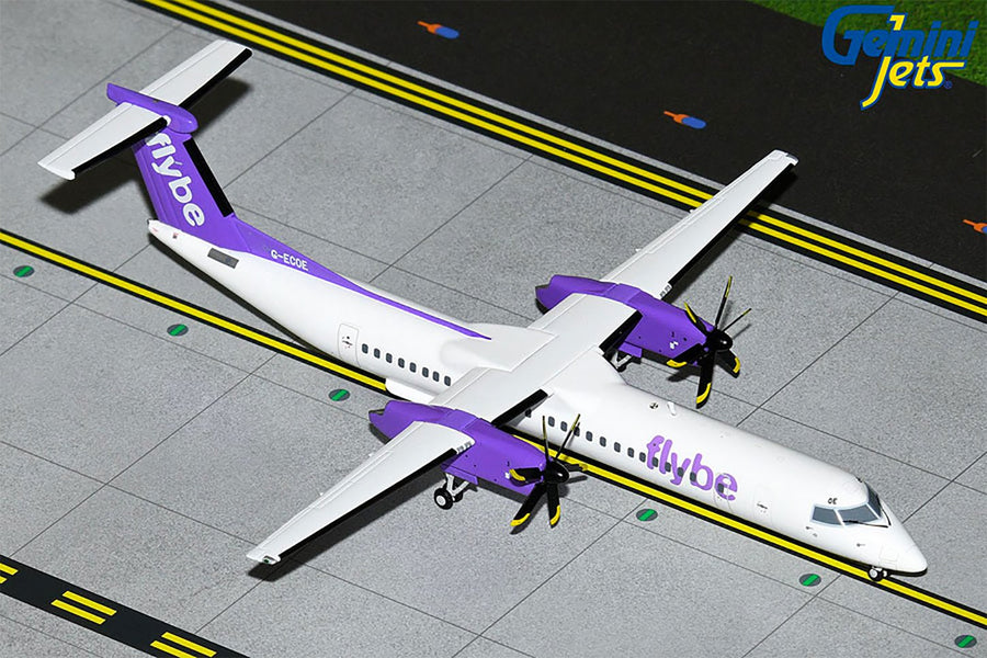 Gemini Jets FlyBe Dash 8 Q400 G-ECOE 1:200 Diecast Model Aircraft - G2BEE1193