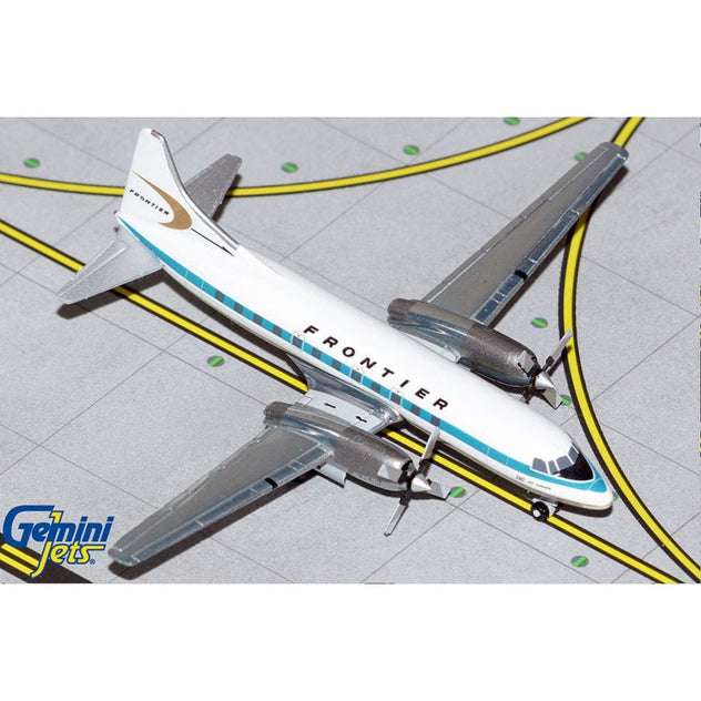Gemini Jets Convair CV-580 Frontier Airlines 1:400 Diecast Model Aircraft - N73117 - GJFFT1263