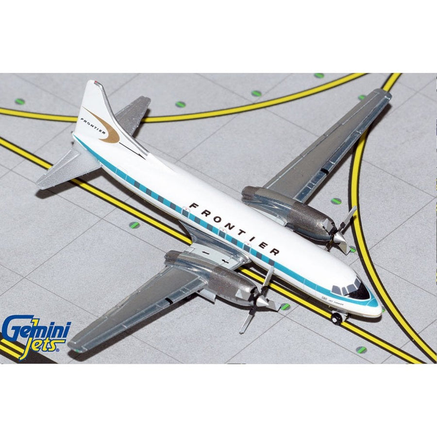Gemini Jets Convair CV-580 Frontier Airlines 1:400 Diecast Model Aircraft - N73117 - GJFFT1263