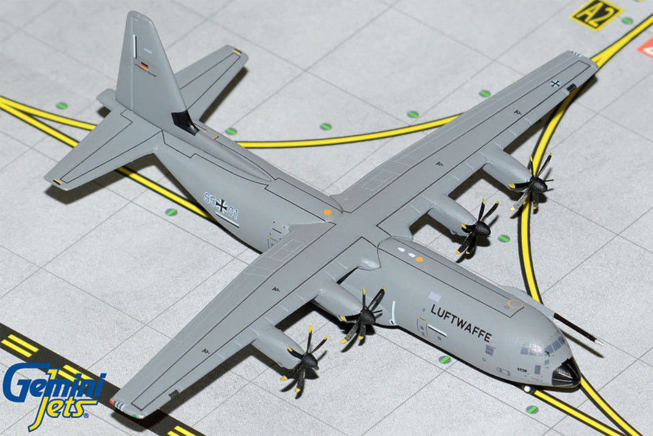 Gemini Jets German Air Force C-130J Super Diecast Scale Model - 1/400 - GMLFT119
