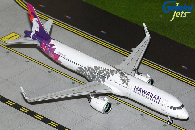 Gemini Jets Hawaiian Airlines Airbus A321 Neo 1:200 Diecast Model Aircraft - N209HA - G2HAL1517