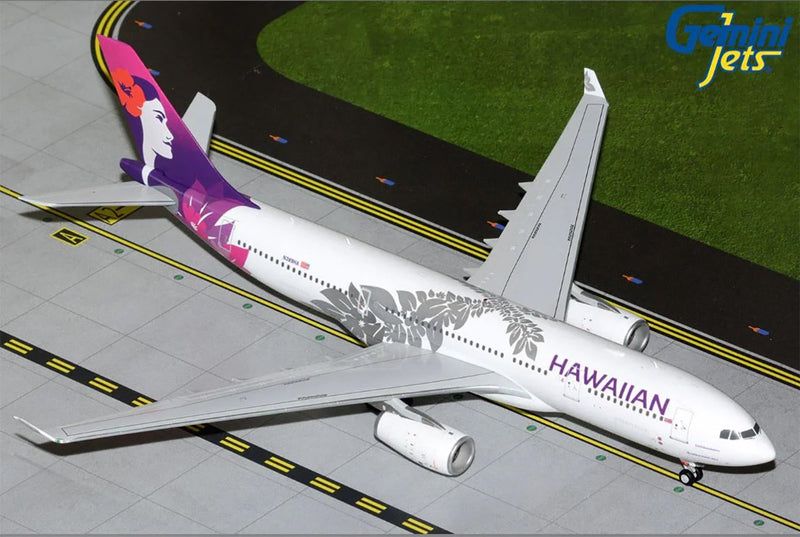 Gemini Jets Hawaiian Airlines Airbus A330-200 Diecast - N389HA - 1/200 - G2HAL1357