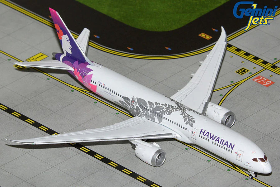 Gemini Jets Hawaiian Airlines Boeing 787-9 Kapuahi Livery 1:400 Diecast Model Aircraft - N781HA