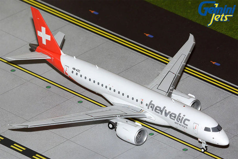 Gemini Jets Helvetic Airways Embraer E190-E2 Diecast - HB-AZC - 1/200 - G2OAW1388
