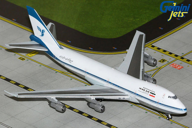 Gemini Jets Iran Air Boeing 747-100B Polished Belly 1:400 Diecast Model Aircraft - GJIRA2305